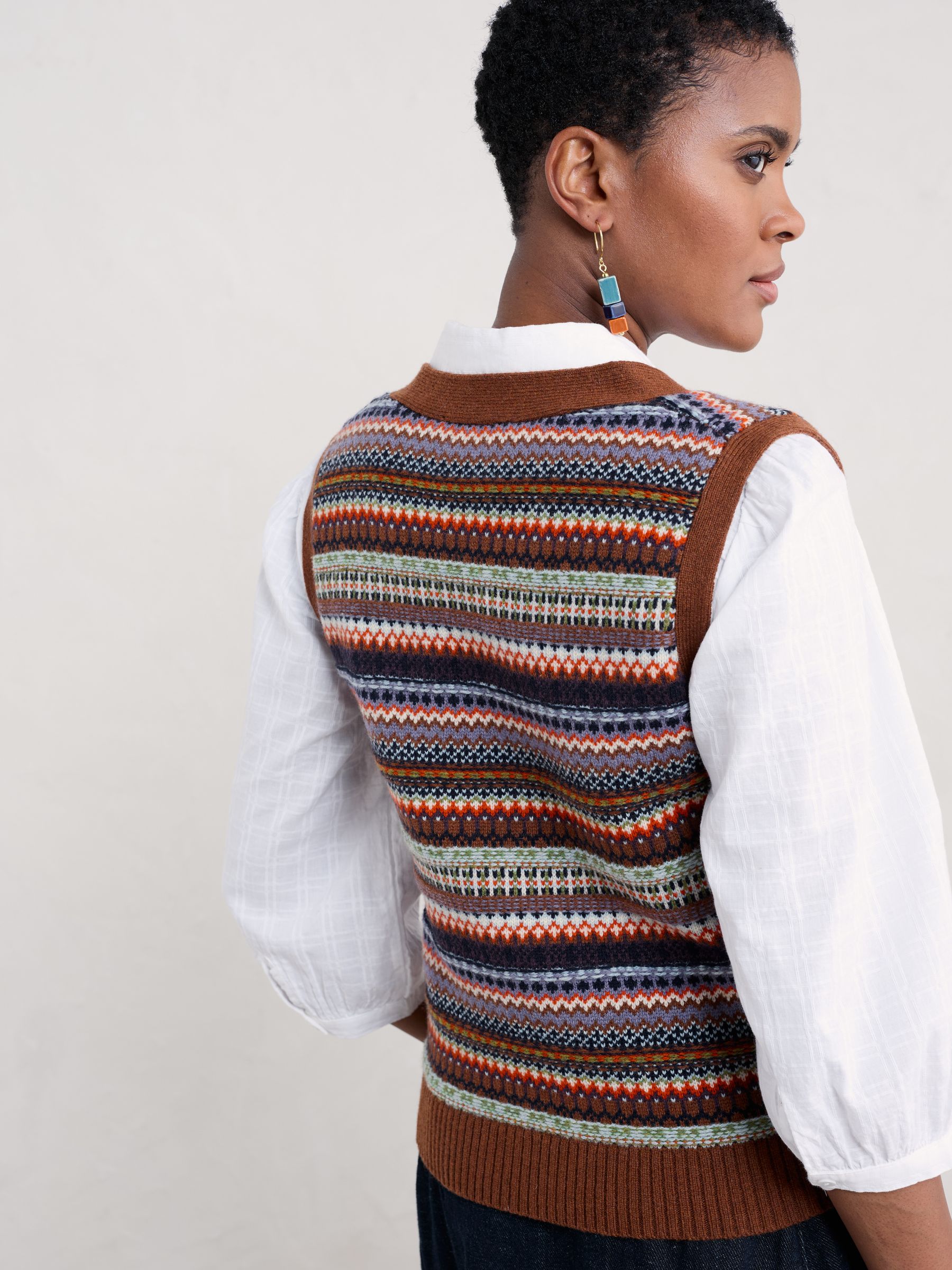 Buy Seasalt Cornwall Purple Percella Cove Fair Isle