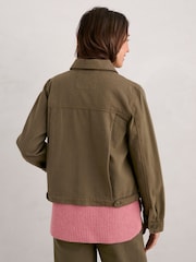Seasalt Cornwall Green Ballad Denim Jacket - Image 2 of 5