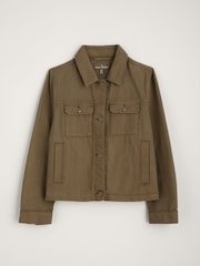 Seasalt Cornwall Green Ballad Denim Jacket - Image 4 of 5