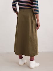 Seasalt Cornwall Green Atlantic Ivy Midi Skirt - Image 2 of 5