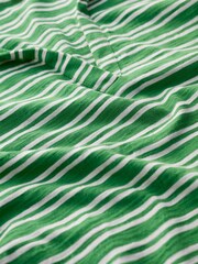 Seasalt Cornwall Green Owles Point Short Sleeve V-Neck Jersey T-Shirt - Image 5 of 5