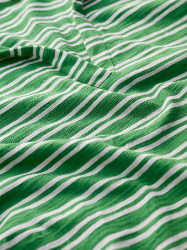 Seasalt Cornwall Green Owles Point Short Sleeve V-Neck Jersey T-Shirt - Image 5 of 5