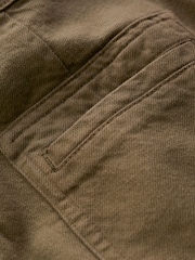 Seasalt Cornwall Green Petite Milly Wide Leg Denim 100% Cotton Trousers - Image 5 of 5