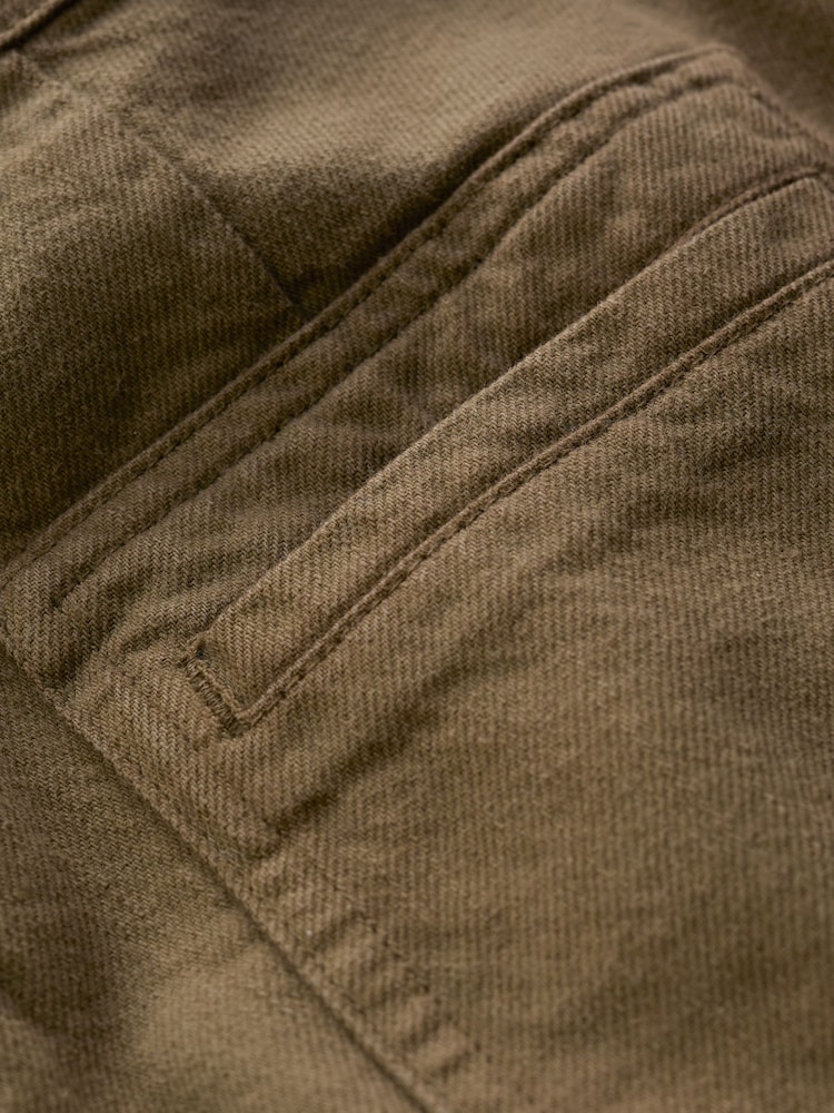 Seasalt Cornwall Green Petite Milly Wide Leg Denim 100% Cotton Trousers - Image 5 of 5
