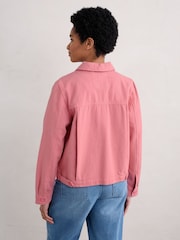 Seasalt Cornwall Pink Ballad Denim Jacket - Image 2 of 5
