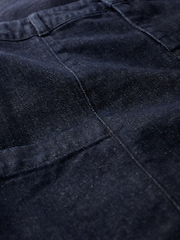 Seasalt Cornwall Blue Atlantic Ivy 100% Cotton Midi Skirt - Image 5 of 5