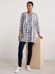Seasalt Cornwall White Golden Grain Tunic - Image 1 of 8