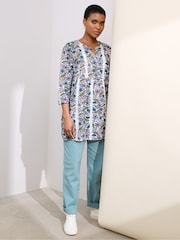 Seasalt Cornwall White Golden Grain Tunic - Image 3 of 8