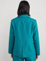 Albastru - Seasalt Cornwall Erica Lenjerie de pat Blend Blazer - Imaginea 2 din 5