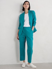 Albastru - Seasalt Cornwall Erica Lenjerie de pat Blend Blazer - Imaginea 3 din 5