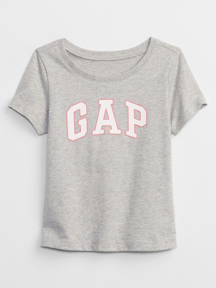 Gap Grey Logo Graphic Short Sleeve T-Shirt (6mths-5yrs) - Image 1 of 1