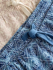 Patterned Rust Brown Woven Short Pyjamas Set 2 Pack - Image 13 of 15