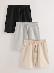 črna/siva - Jersey Seersucker Shirt and Shorts Set 3 Pack - Slika 1 iz 13
