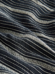 Neutral Brown/Black 100% Cotton T-Shirt And Woven Shorts Set - Image 12 of 12