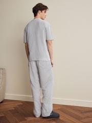 Grey Premium Woven Pyjamas Set - Image 3 of 3