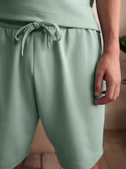 Sage Green EDIT Short Sleeve T-Shirt And Shorts Co-Ord Set - Image 5 of 8