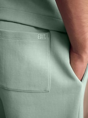 Sage Green EDIT Short Sleeve T-Shirt And Shorts Co-Ord Set - Image 6 of 8