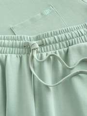 Sage Green EDIT Short Sleeve T-Shirt And Shorts Co-Ord Set - Image 8 of 8