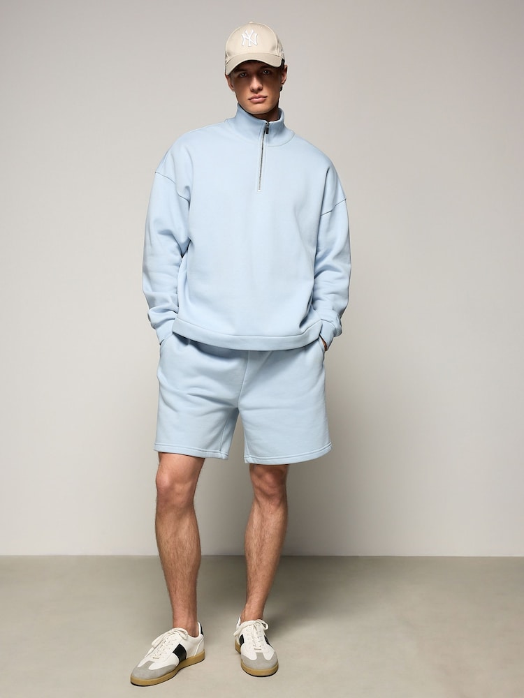 Light Blue EDIT Jersey Shorts - Image 2 of 9