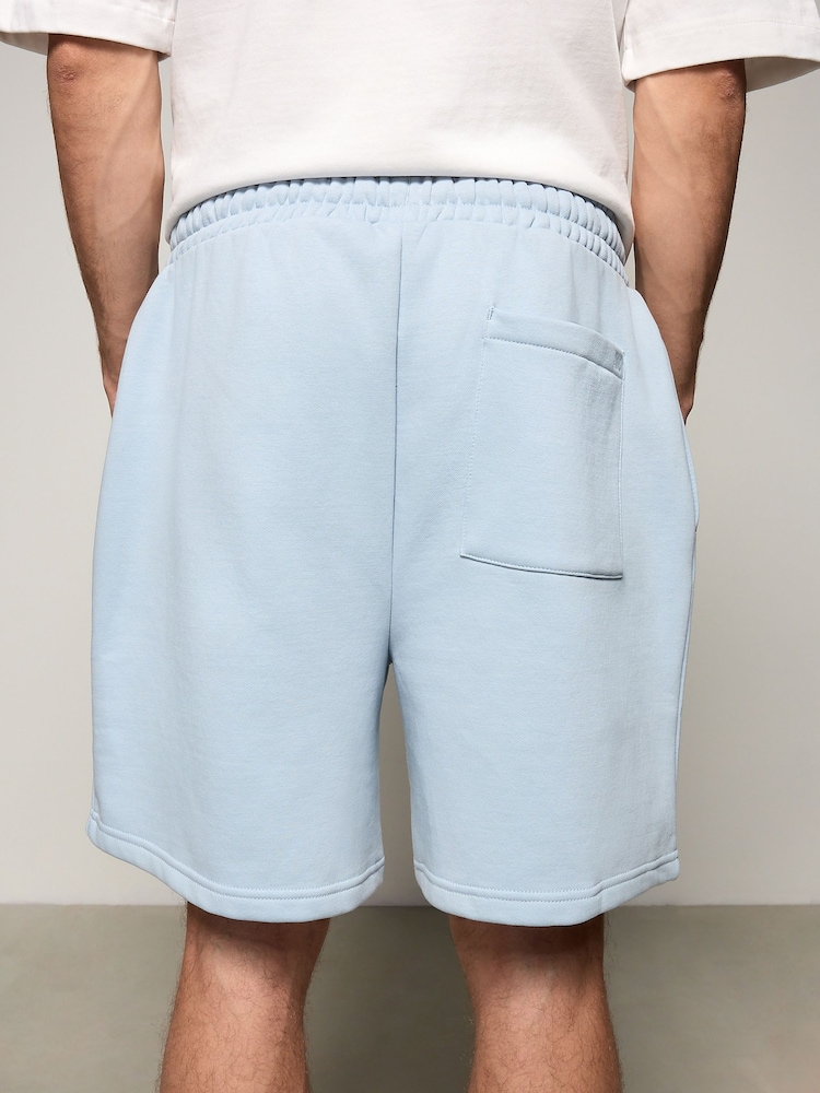 Light Blue EDIT Jersey Shorts - Image 3 of 9