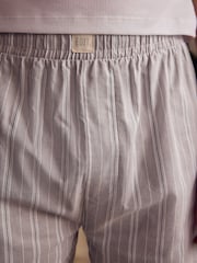 White/Blue Stripe EDIT Vest Shorts Set - Image 6 of 7