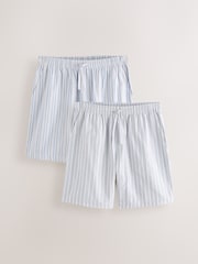 Grey/Blue Woven Pyjamas Bottoms 2 Pack - Image 1 of 11