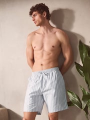 Grey/Blue Woven Pyjamas Bottoms 2 Pack - Image 5 of 11