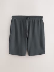 Blue/Grey Ottoman Ribbed Modal Shorts 3 Pack - Image 3 of 7