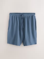 Blue/Grey Ottoman Ribbed Modal Shorts 3 Pack - Image 4 of 7