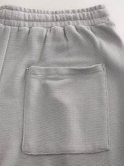 Blue/Grey Ottoman Ribbed Modal Shorts 3 Pack - Image 7 of 7