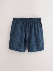 Navy Blue Check Woven Pyjamas Bottoms 2 Pack - Image 3 of 6