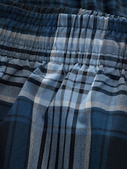 Navy Blue Check Woven Pyjamas Bottoms 2 Pack - Image 6 of 6