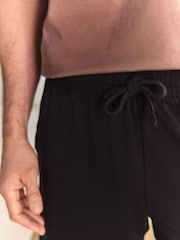 Blush Pink/Black Jersey Pyjamas Shorts Set - Image 6 of 12