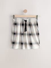 Stone/Black Motionflex Cosy Shorts Pyjamas Set - Image 8 of 10