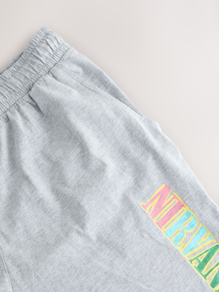 Blue Nirvana Short Sleeve Jersey Pyjamas Set - Image 6 of 6