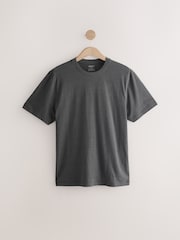 Neutral/Black Woven Check Short Sleeve 100% Cotton Pyjamas Set - Image 6 of 10