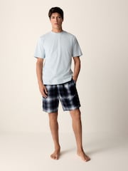 Bleu marine - Ensemble pyjama court confortable Motionflex - Image 1 of 10
