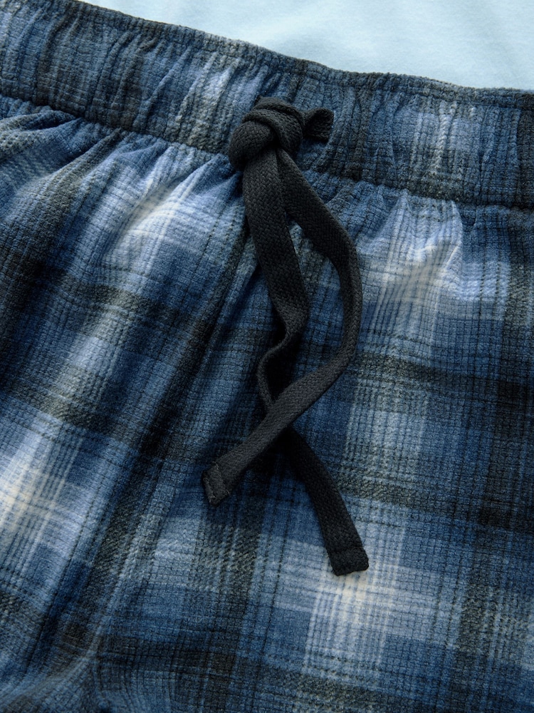 Bleu marine - Ensemble pyjama court confortable Motionflex - Image 10 of 10