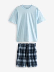 Bleu marine - Ensemble pyjama court confortable Motionflex - Image 6 of 10