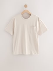 Neutral-Braun/Blau - Langes Pyjama-Set aus 100 % Baumwoll-Jersey im 2er-Pack - Image 13 of 18
