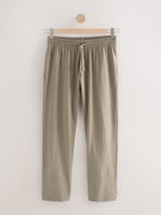 Neutral-Braun/Blau - Langes Pyjama-Set aus 100 % Baumwoll-Jersey im 2er-Pack - Image 14 of 18