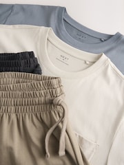 Neutral-Braun/Blau - Langes Pyjama-Set aus 100 % Baumwoll-Jersey im 2er-Pack - Image 16 of 18