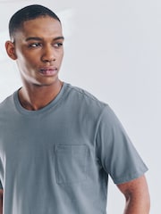 Neutral-Braun/Blau - Langes Pyjama-Set aus 100 % Baumwoll-Jersey im 2er-Pack - Image 5 of 18