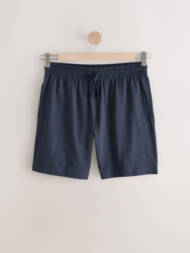 Bleu marine - Ensemble short de pyjama en jersey - Image 10 of 14