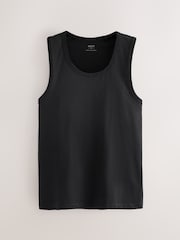 Neutral Stone/Black Jersey Vest Pyjamas Short Set 2 Pack - Image 9 of 13