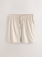 Black/Khaki Green/Ecru Jersey Pyjamas Shorts Set 3 Pack - Image 10 of 15