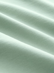 Sage Green 100% Cotton Lightweight Crew Neck Sweatshirt - Image 6 of 7