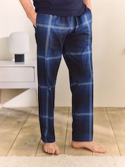Navy Blue Short Sleeve Jersey Pyjamas Set - Image 2 of 11