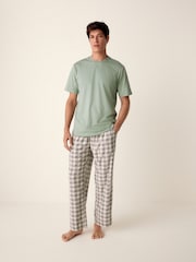 Sage Green Motionflex Cosy Pyjamas Set - Image 1 of 11