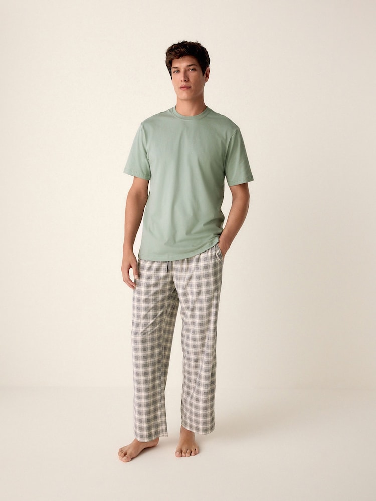 Sage Green Motionflex Cosy Pyjamas Set - Image 1 of 11